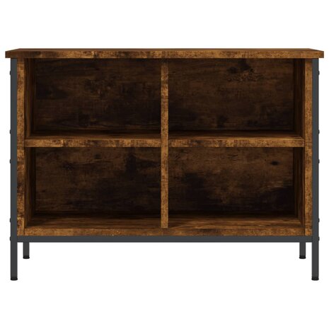 Schoenenkast 69x35x50 cm bewerkt hout gerookt eikenkleurig 4