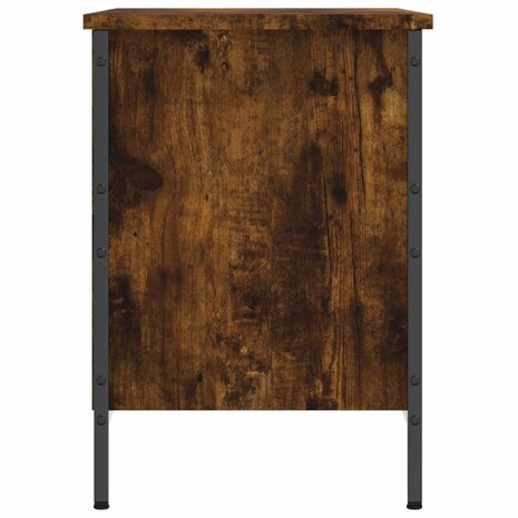 Schoenenkast 69x35x50 cm bewerkt hout gerookt eikenkleurig 5