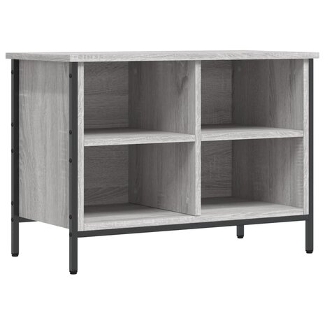 Schoenenkast 69x35x50 cm bewerkt hout grijs sonoma eikenkleurig 2
