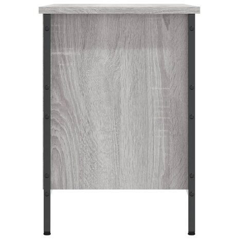 Schoenenkast 69x35x50 cm bewerkt hout grijs sonoma eikenkleurig 5