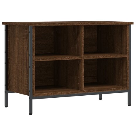 Schoenenkast 69x35x50 cm bewerkt hout bruin eikenkleur 2