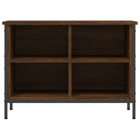 Schoenenkast 69x35x50 cm bewerkt hout bruin eikenkleur 4