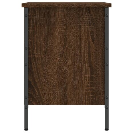 Schoenenkast 69x35x50 cm bewerkt hout bruin eikenkleur 5