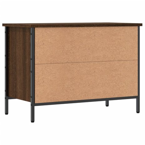 Schoenenkast 69x35x50 cm bewerkt hout bruin eikenkleur 6