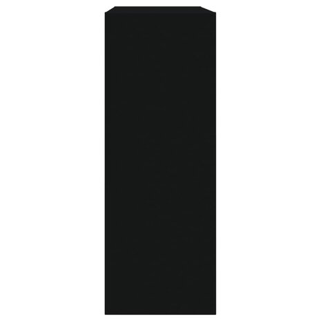Schoenenkast 60x21x57 cm bewerkt hout zwart 6