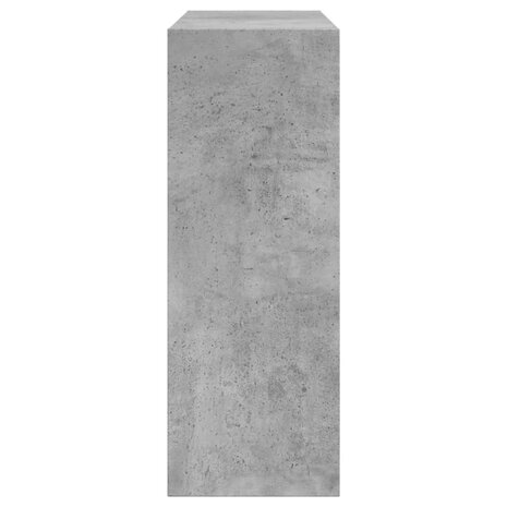 Schoenenkast 60x21x57 cm bewerkt hout betongrijs 6