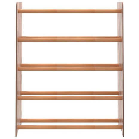 Schoenenrek 65x24x81 cm bewerkt hout bruin 3