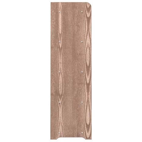 Schoenenrek 65x24x81 cm bewerkt hout bruin 4
