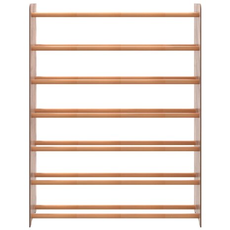 Schoenenrek 90x24x117 cm bewerkt hout bruin 3