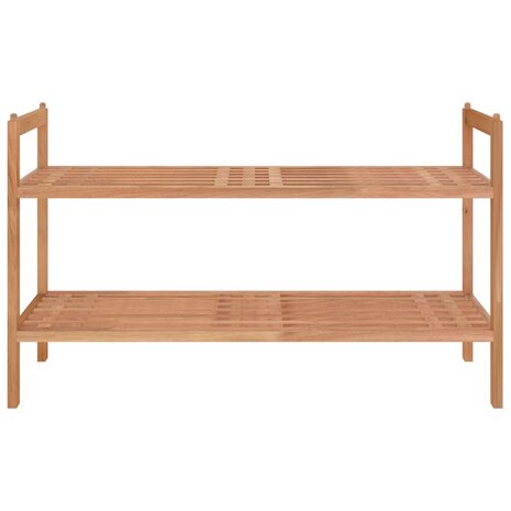 Schoenenrek 69x27x41 cm massief walnotenhout 3