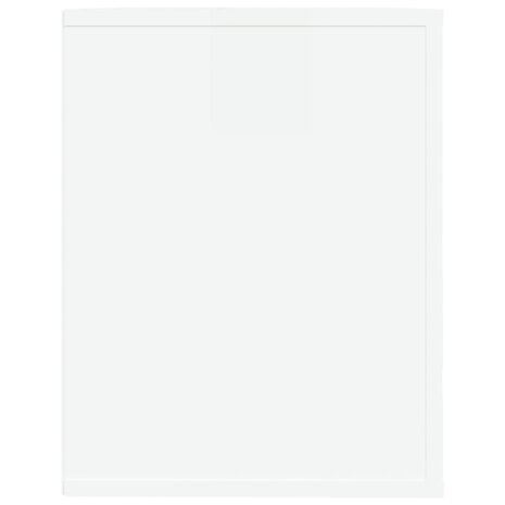 Schoenenrek 75x35x45 cm bewerkt hout hoogglans wit 6