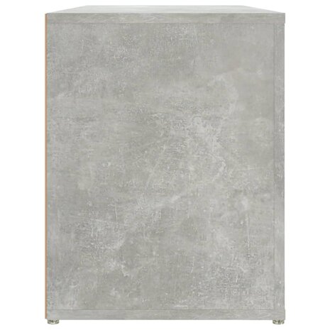 Schoenenrek 100x35x45 cm bewerkt hout betongrijs 6