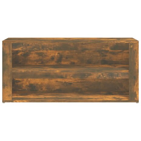 Schoenenrek 100x35x45 cm bewerkt hout gerookt eikenkleurig 5