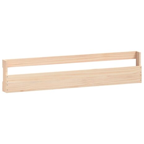 Wandschoenenrekken 2 st 110x9x23 cm massief grenenhout 5