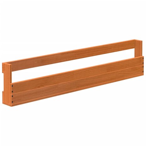 Schoenenrekken 2 st 110x8,5x23,5 cm massief grenenhout wasbruin 5