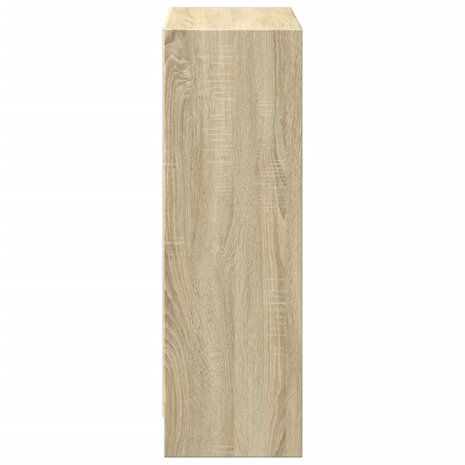 Boekenkast 40x24x75 cm bewerkt hout sonoma eikenkleurig 6