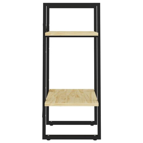 Boekenkast met 2 schappen 40x30x70 cm massief grenenhout 6