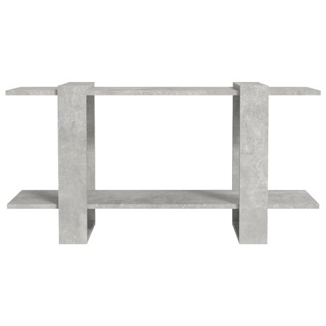 Boekenkast 100x30x51 cm bewerkt hout betongrijs 3