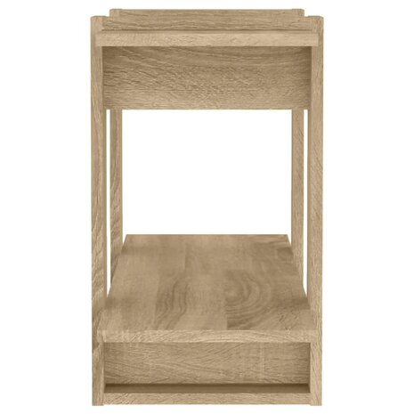 Boekenkast/kamerscherm 80x30x51 cm sonoma eikenkleurig 6