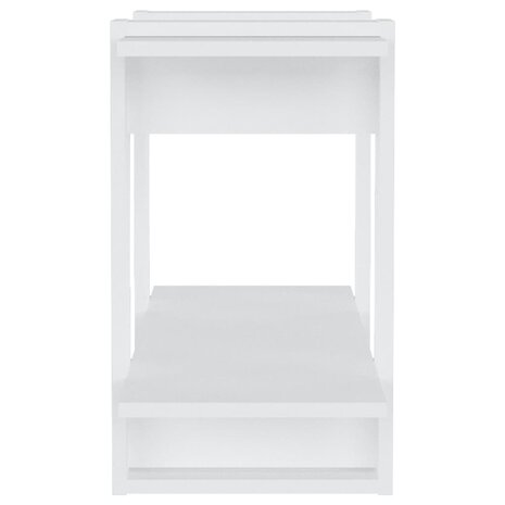 Boekenkast/kamerscherm 80x30x51 cm hoogglans wit 6