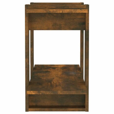 Boekenkast/kamerscherm 80x30x51 cm gerookt eikenkleurig 6