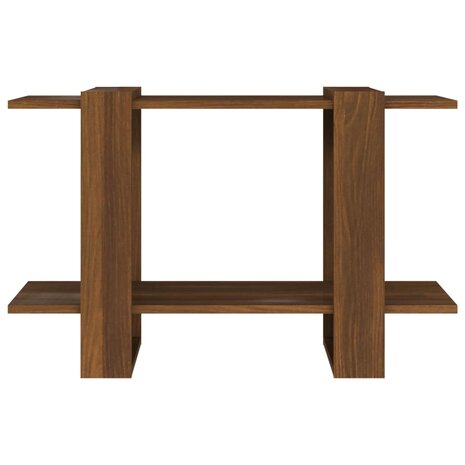 Boekenkast/kamerscherm 80x30x51 cm bruin eikenkleur 5