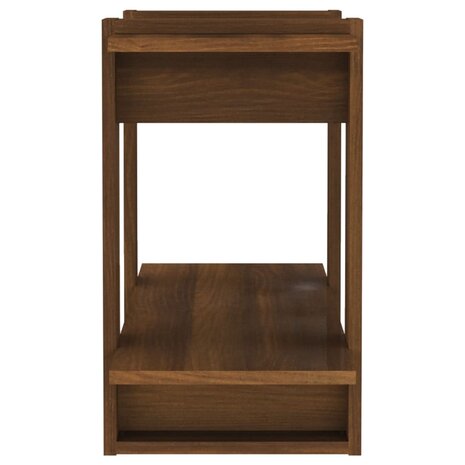 Boekenkast/kamerscherm 80x30x51 cm bruin eikenkleur 6