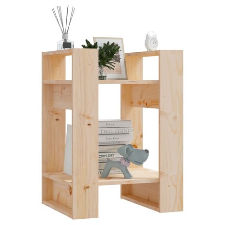 Boekenkast/kamerscherm 41x35x57 cm massief grenenhout 7