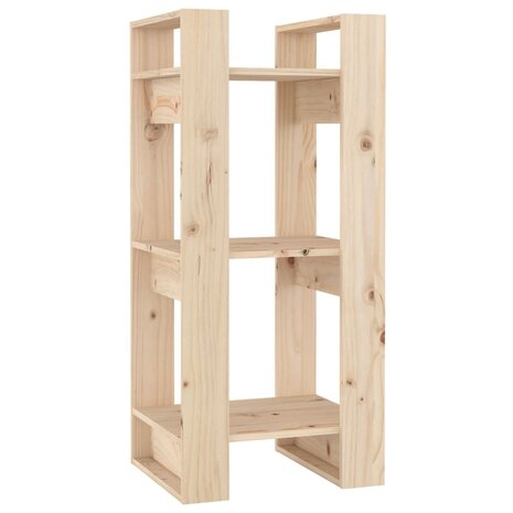 Boekenkast/kamerscherm 41x35x91 cm massief grenenhout 2