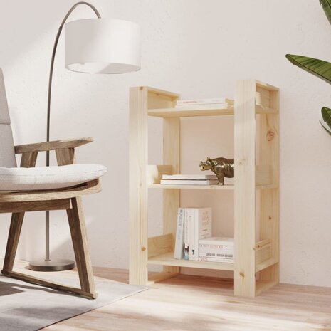 Boekenkast / kamerscherm 60x35x91 cm massief grenenhout 6