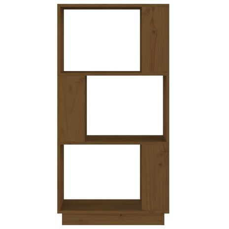 Boekenkast/kamerscherm 51x25x101 cm grenenhout honingbruin 5