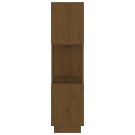 Boekenkast/kamerscherm 51x25x101 cm grenenhout honingbruin 6