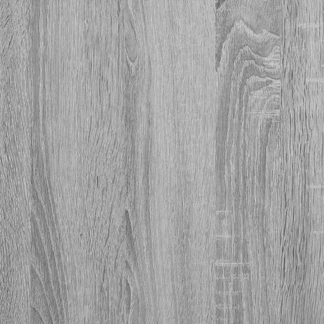 Boekenkast 40x24x76 cm bewerkt hout grijs sonoma eikenkleurig 8