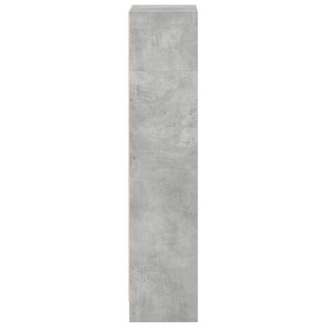 Boekenkast 40x24x109 cm bewerkt hout betongrijs 5