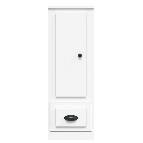 Hoge kast 36,35,5x103,5 cm bewerkt hout wit 5