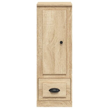 Hoge kast 36x35,5x103,5 cm bewerkt hout sonoma eikenkleurig 5