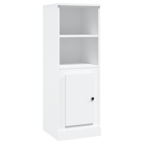 Hoge kast 36,35,5x103,5 cm bewerkt hout wit 2