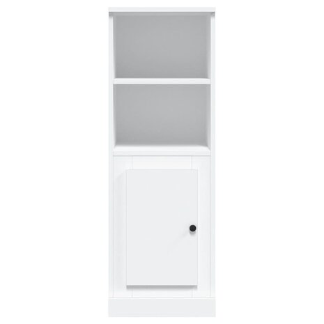 Hoge kast 36,35,5x103,5 cm bewerkt hout wit 6