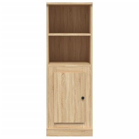 Hoge kast 36x35,5x103,5 cm bewerkt hout sonoma eikenkleurig 6