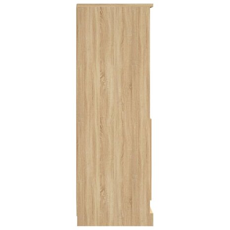 Hoge kast 36x35,5x103,5 cm bewerkt hout sonoma eikenkleurig 7