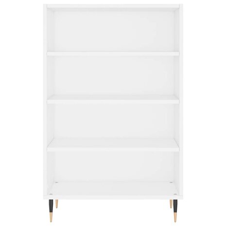 Hoge kast 57x35x90 cm bewerkt hout wit 4