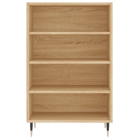 Hoge kast 57x35x90 cm bewerkt hout sonoma eikenkleurig 4