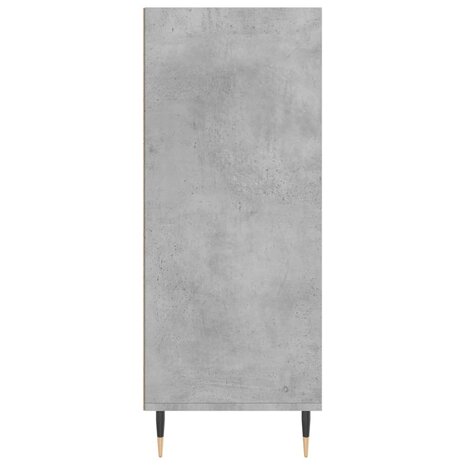 Hoge kast 57x35x90 cm bewerkt hout betongrijs 5