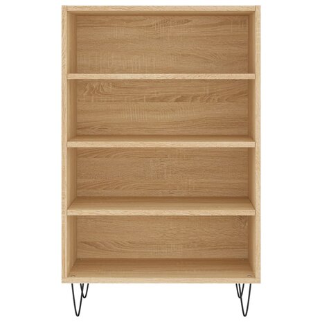 Hoge kast 57x35x90 cm bewerkt hout sonoma eikenkleurig 4