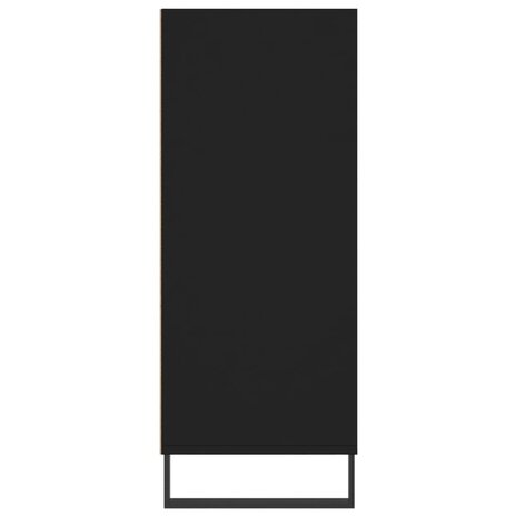 Hoge kast 57x35x90 cm bewerkt hout zwart 5