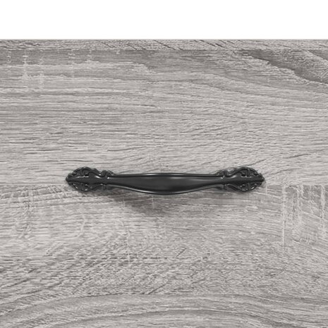 Hoge kast 69,5x31x115 cm bewerkt hout grijs sonoma eikenkleurig 9