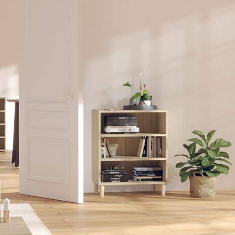 Dressoir 57x35x70 cm bewerkt hout sonoma eikenkleurig 1
