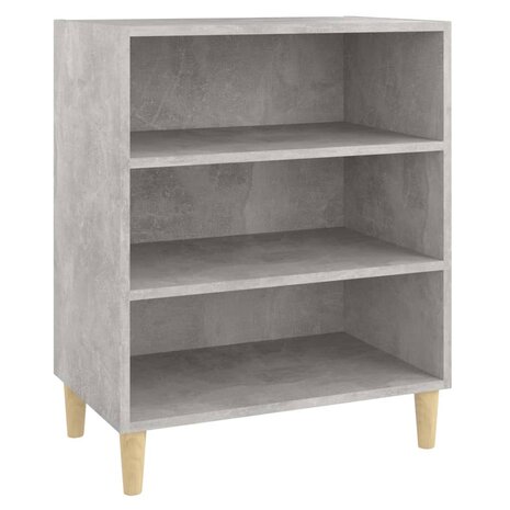 Dressoir 57x35x70 cm bewerkt hout betongrijs 2