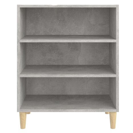 Dressoir 57x35x70 cm bewerkt hout betongrijs 4