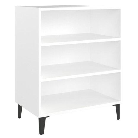 Dressoir 57x35x70 cm bewerkt hout wit 2